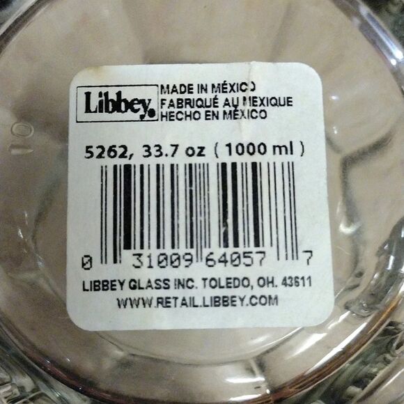 Libbey Arizona Cardinals Large 33oz 8" Tall Glass Beer Mug NWT - Picture 13 of 13